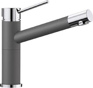 Blanco Alta - Miscelatore per lavello, grigio roccia/cromo 518810