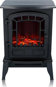Classic Fire LED Heater Torino 38x56,5x24cm Stufa Elettrica Caminetto 2000W Caminetto a parete