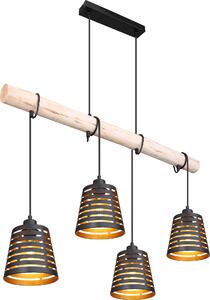 GLOBO lampada a sospensione sala da pranzo lampada a sospensione soggiorno luce a sospensione cucina 15451-4H