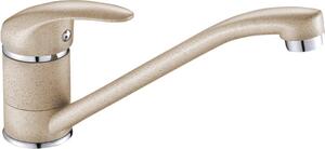 Miscelatore per lavello design, verticale Granito beige