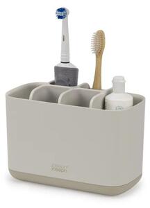 Portaspazzolino verticale beige in plastica EasyStore – Joseph Joseph