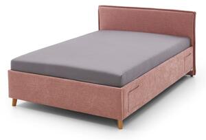 Letto da bambini rosa imbottito rete non inclusa 120x200 cm Fun – Meise Möbel