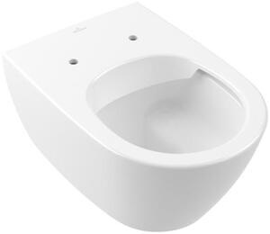 Villeroy & Boch Subway 2.0 WC à fond creux, ovale, sortie horizontale, DirectFlush, 370x560x365mm, 5614R0T2, 5614R0T2