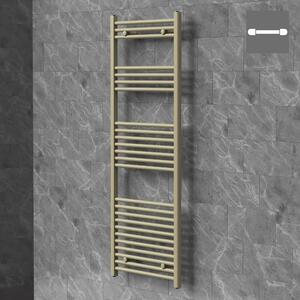 Asciugamani radiante LuxeBath Sahara, 600x1500 mm, beige, con attacco laterale, asciugamani radiante a pannello, porta asciugamani radiante per bagno
