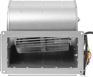 Ventilatore centrifugo, elevata portata d'aria, funzionamento silenzioso, argento