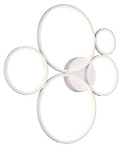 RONDO moderna lampada da soffitto integrata a LED bianco Trio 622610531