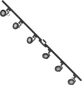 Set nero diritto da 2 m con faretti AR111 monofase 3028 Zuma Line
