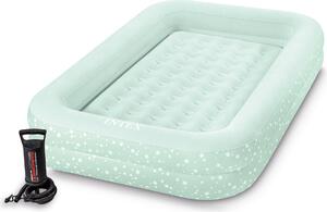 INTEX 66810NP - Lettino da viaggio per bambini - con pompa a mano (71x132x10cm) Letto ad aria Letto da viaggio Letto per bambini