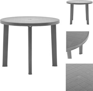 VidaXL Tavolino da Salotto per Giardino in Plastica Grigio | Leroy Merlin