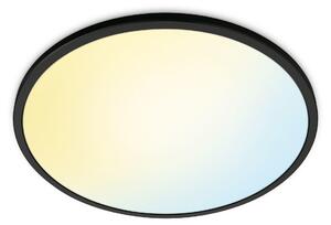 Philips Wiz Tunable White 8720169071018 SuperSlim Plafoniera LED di grande formato D550mm 32W/3800lm 2700-6500K Nero