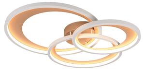 Plafoniera LED, Caffè, interruttore dimmer, L 71,5 cm
