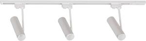 Kit binario bianco diritto da 1 m con faretti monofase 3557 Zuma Line
