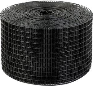 Protezione per pannelli solari da 20 x 3048 cm, kit rotolo protezione da animali selvatici con 100 elementi di fissaggio in lega di alluminio, protezione per pannelli solari con rivestimento in PVC antiruggine, rete metallica in rotolo da 12,7 mm