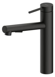 Miscelatore NABER NAMOR 2 in NERO OPACO con canna doccia girevole / Miscelatore da cucina / Miscelatore monocomando