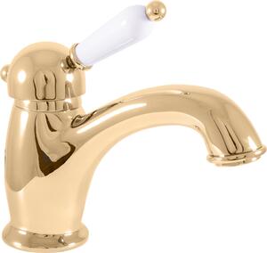 LABE - Miscelatore per lavabo senza scarico, Oro - lucido L526.0Z, RAV Slezák