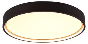 Plafoniera a LED, nero opaco, Ø 45 cm