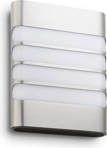 Philips LED Raccoon lampada da parete per esterni, acciaio inox, 172734716