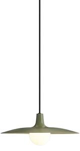 Lampada a sospensione retrò verde per sistema a binario monofase - Slimline Panzi