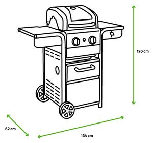 Barbecue a gas CHAR-BROIL 2 COAL 2.0 2B 2 bruciatori