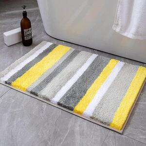 Grande tappetino da bagno in microfibra ad alto assorbimento - Antiscivolo - Pezzo unico