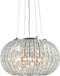 Lampada a sospensione cromata CALYPSO 3 lampadine