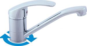 Slezák-RAV Miscelatore per lavabo Slezák RAV Mississippi MS015 Colore: cromo, Dimensione: 1/2''