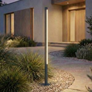 Lampioncino da giardino Liravel Lindby, Nero, Alluminio, Moderno, Lampada LED da esterni