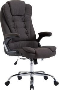 Sedia da ufficio XL - Sedia da ufficio ergonomica - Massimo comfort e sostegno | Colore: grigio scuro