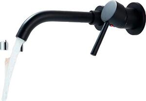 Miscelatore per lavabo, a parete, monocomando