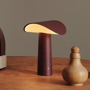 GEJST Lampada da tavolo di design Lium, dimmerabile, Rosso, Soggiorno / Sala da pranzo, Metallo, Moderno, Lampada da tavolo