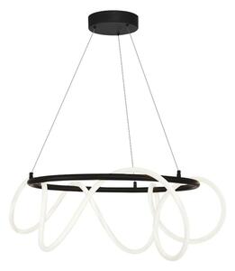 Lampada a sospensione LED BALBO bianco e nero 58W 4930lm in alluminio, dimensioni: 150x60x60 cm, IP20, Zuma Line