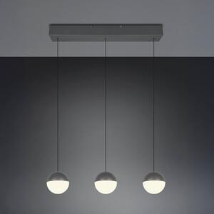 Reality Leuchten Lampada a sospensione Senta, Nero, Soggiorno / Sala da pranzo, Plastica, Moderno, Lampada a sospensione