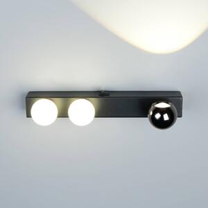 Trio Lighting Applique da parete Arpino, dimmerabile, Nero, Soggiorno / Sala da pranzo, Metallo, Moderno, Applique