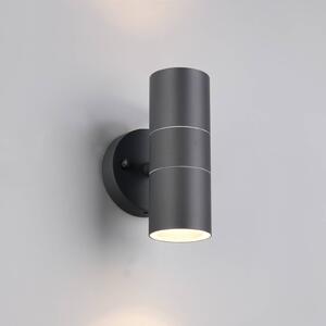 Trio Lighting Applique da esterni Turia, dimmerabile, Nero, Alluminio, Moderno, Applique da esterni