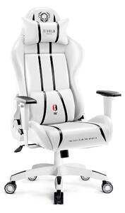 Diablo X-One 2.0 Gaming Chair Sedia da ufficio Braccioli regolabili Design ergonomico Cuscino collo/glutei Dimensioni normali Bianco-Nero