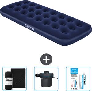 Materasso gonfiabile Bestway - 1 persona - 76 x 185 x 22 cm - Blu - Accessori inclusi