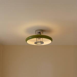 Plafoniera soffitto Branford Lindby, dimmerabile, Verde, Soggiorno / Sala da pranzo, Metallo, Vintage, Plafoniera