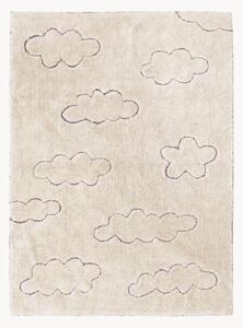 Tappeto per bambini fatto a mano con motivo in rilievo Clouds, lavabile