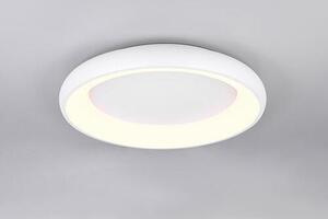 Trio Leuchten - Lampada da soffitto moderna I Lampada da soffitto I Lampada I Lampada bianca 60 cm con LED dimmerabile - Cardona - Metallo rotondo - Adatta a LED (non sostituibile) LED