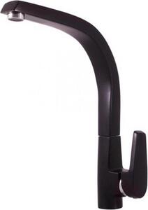 Slezák-RAV Miscelatore per lavello Slezák RAV V819CMATC Colore: nero opaco/cromato, Dimensione: 1/2''