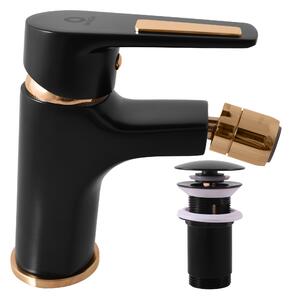 Slezák-RAV Slezák Rav CO345KCMATZ Miscelatore per bidet nero opaco/oro Colore: nero opaco/oro, Dimensione: 3/8''