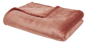 Plaid, coperte Today Plaid XL Microplush 150/200 Polyester TODAY Essential Terracotta