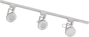 Kit binario bianco diritto da 1 m con faretti monofase 3561 Zuma Line
