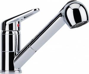 Franke Novara-Plus miscelatore in ottone con doccetta estraibile cromo 1150693500