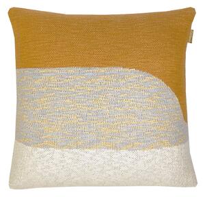 Cuscini Malagoon Sunset knitted cushion yellow