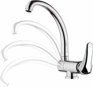 Sapho Saly - Miscelatore per lavabo incassato sotto la finestra, cromo SA060