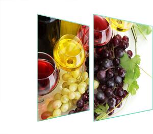 Piatto Di Protezione In Vetro Per Il Cuore 70X52 Vino