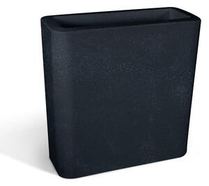 Vaso Porta vaso, h70 Modello BLOG Dimensioni 70x30xh70 cm ideale x l'esterno si pu� piantumare direttamente al suo interno dotato di foro di scolo colore Grafite