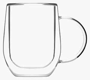 Set di 2 bicchieri in vetro a doppia parete Amo