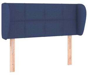 Testiera ad Orecchio Blu 83 x 23 x 78/88cm in Tessuto